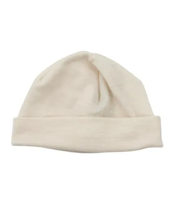 Baby Beanie Uldhue Natur