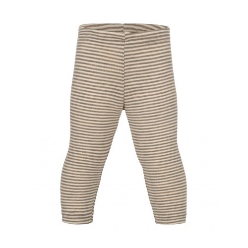 Baby Leggings Uld 62 68 Walnut Melange Nature