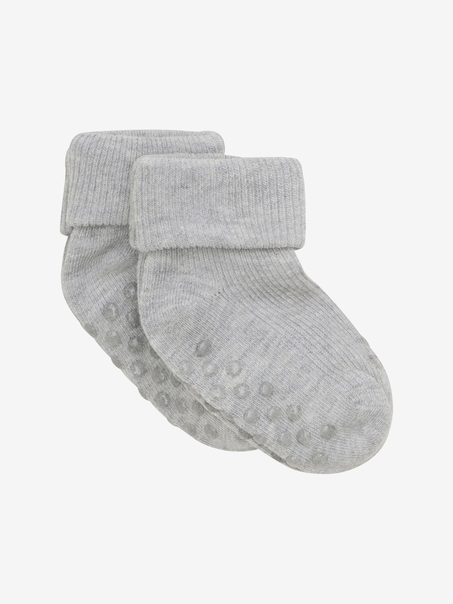 Baby Rib Sock    Abs   -pack  Light Grey 19 22