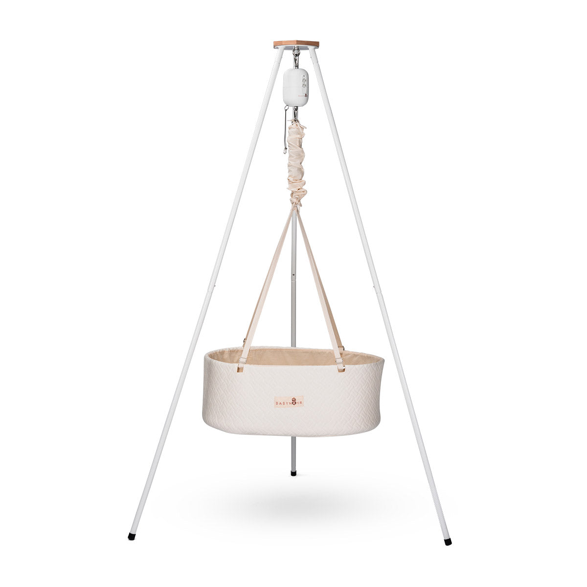 Babynohr  Hængevugge Med Motor Bundle  Oval Babynohr Dk