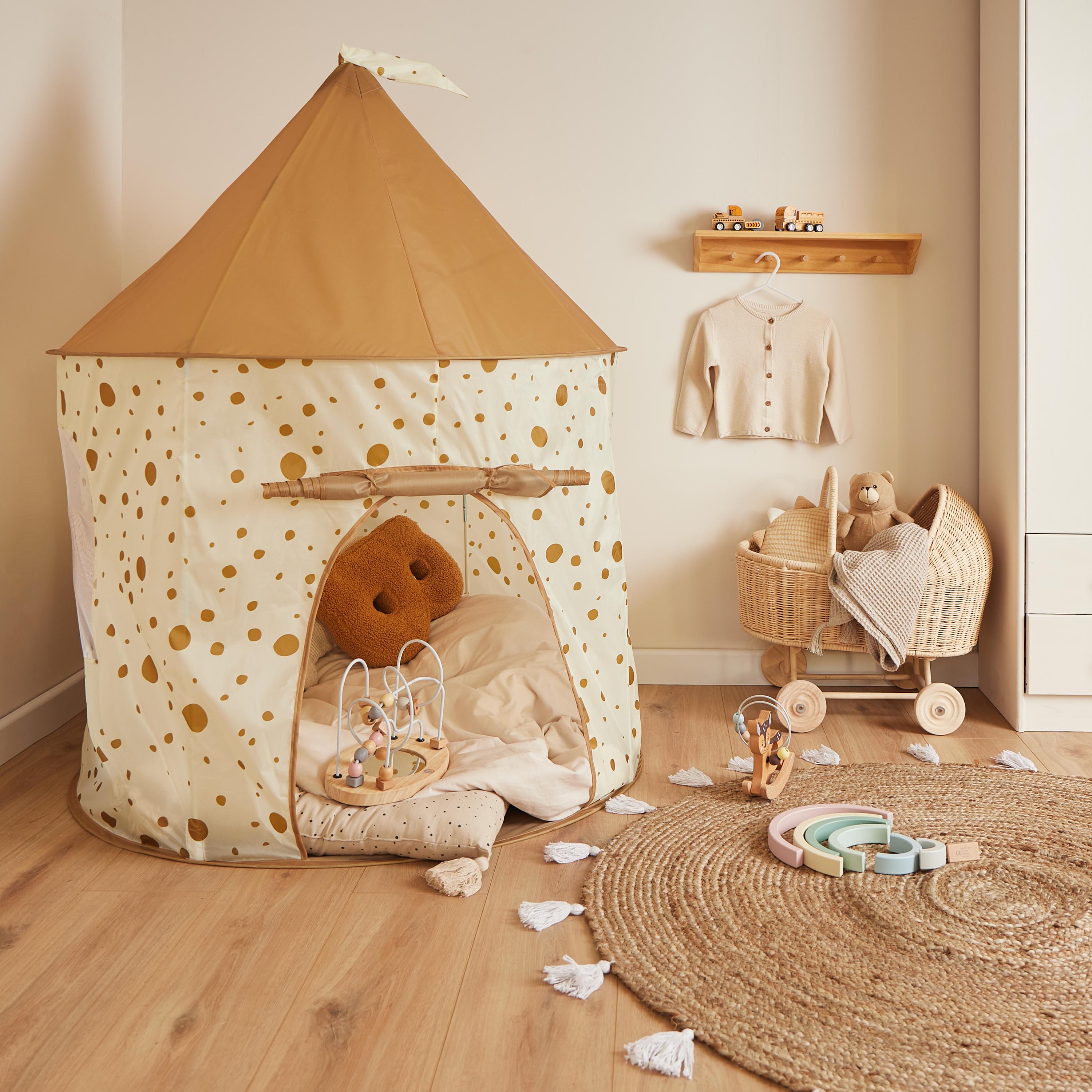Babynohr Popup Legetelt   Slot Med Prikker Babynohr Dk