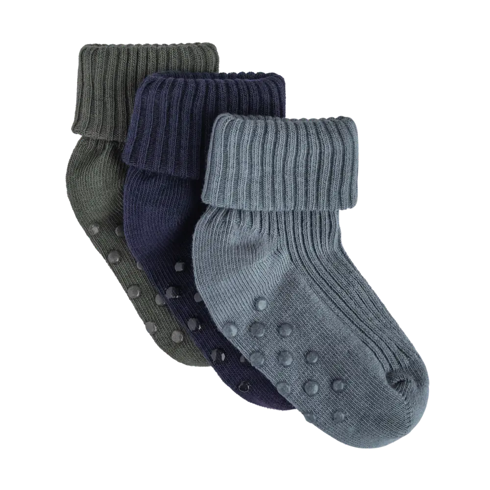 Bekids Rib Strømper    Abs  -pak Dark Navy 11 14