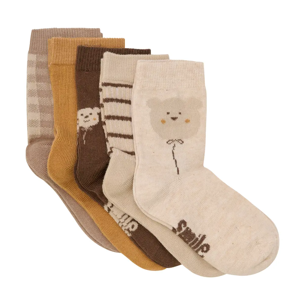 Bekids Strømpe  -pak Simply Taupe 27 30