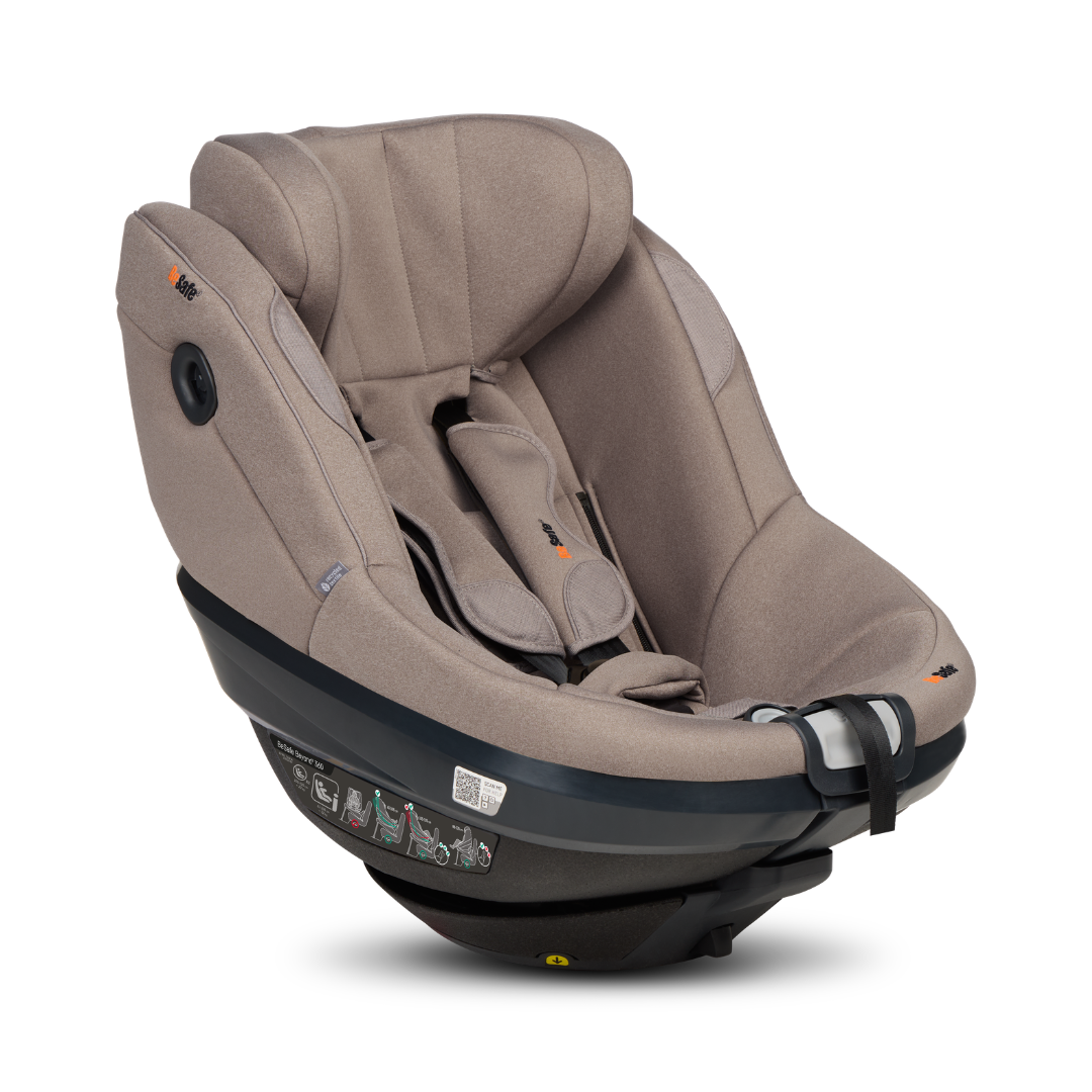 Besafe Beyond2 360 Autostol  -  år Dark Sand Softbreeze