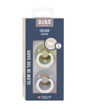 Bibs Colour Night Glow  -pak  Str      -  Mdr  Anatomisk Latex