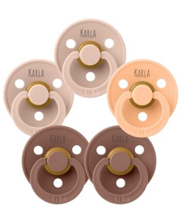 Bibs Colour  Str      -  Mdr    Rund Latex  Sutter Med Navn