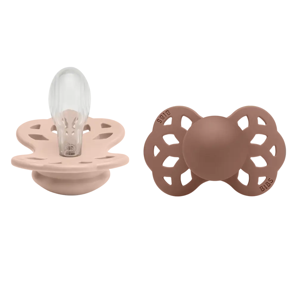 Bibs Infinity Silikone Str Blush Woodchuck
