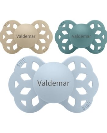 Bibs Infinity  Str        Mdr  Anatomisk Silikone  Sutter Med Navn