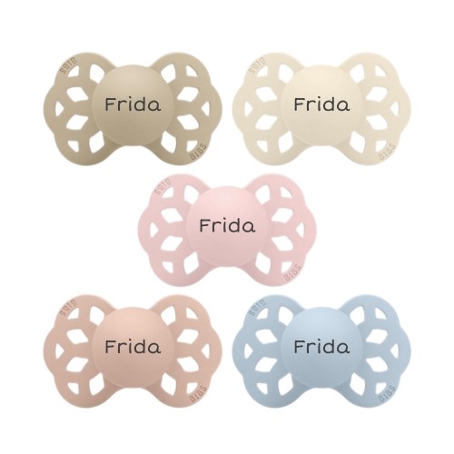 Bibs Infinity Str Mdr Anatomisk Silikone Sutter Med Navn -pak