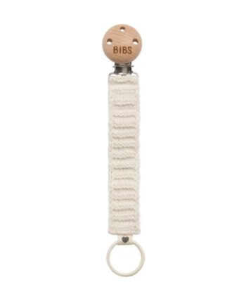Bibs Paci Braid  Suttesnor  Ivory