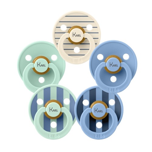 Bibs Studio Line Str Mdr Rund Latex Sutter Med Navn -pak