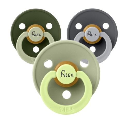 Bibs Studio Line Str - Mdr Rund Latex Sutter Med Navn -pak