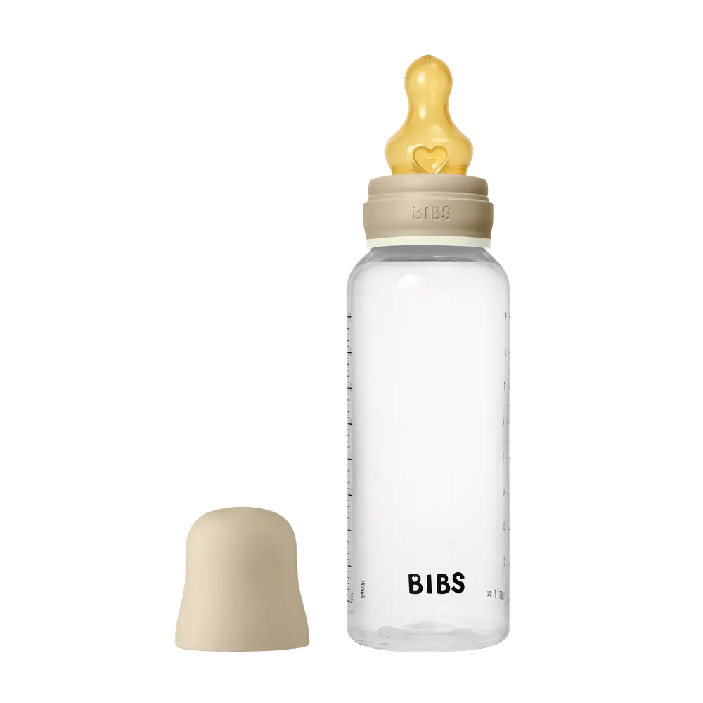 Bibs Sutteflaske Rund   Pk 270 Ml   Flow Vanilla Nat