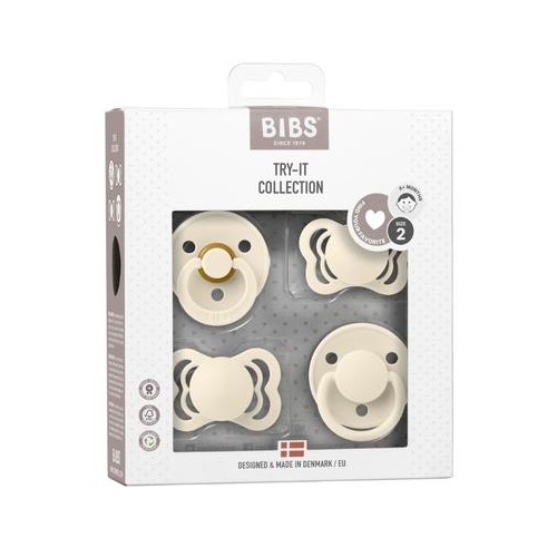 Bibs Try-it-collection Str Mdr Ivory