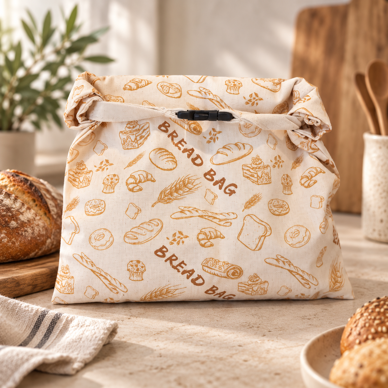 Bivoks Brødpose Et Naturligt Alternativ Til Plastik Bread Bag