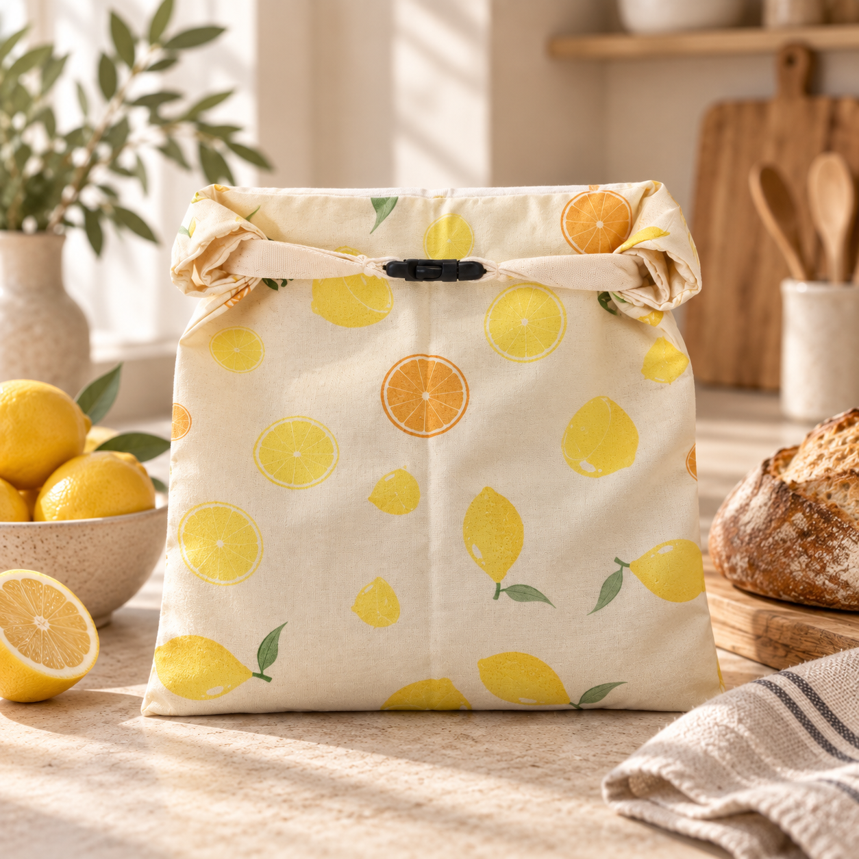 Bivoks Brødpose  Et Naturligt Alternativ Til Plastik Lemon