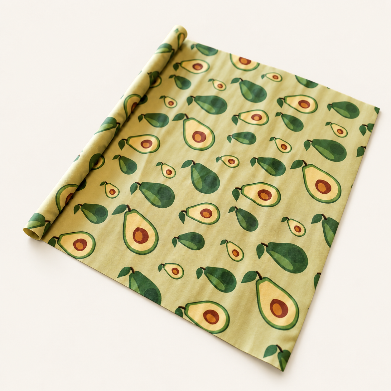 Bivoks Papir Rulle 100x33cm Et Naturligt Alternativ Avocado