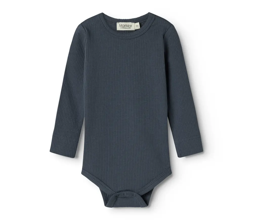 Body Med Lange ærmer Blue 68