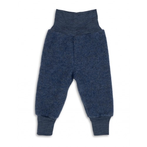 Bukser   100  Merino Uld Til Baby 50 56 Blue Melange