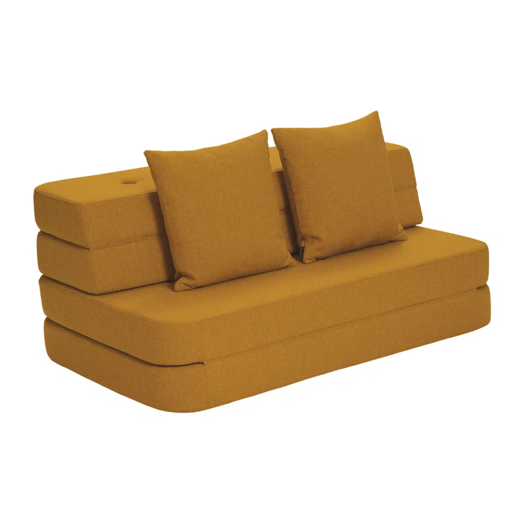 By Klipklap Kk   Fold Sofa 120 Cm Sennep Levering   Oktober