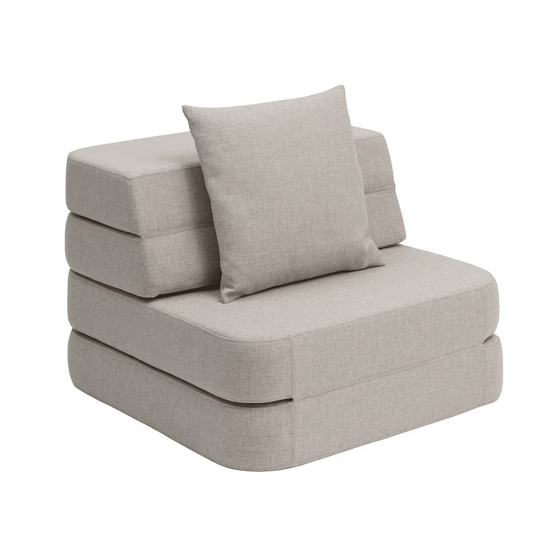 By Klipklap Kk   Fold Sofa Single Beige