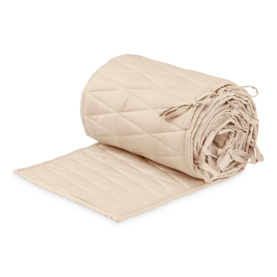 Cam Cam Copenhagen Sengerand Med Harlequin-broderi Almond