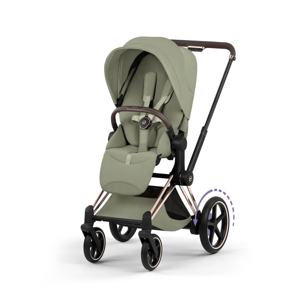 Cybex -priam Klapvogn Style Sage Green Rosegold