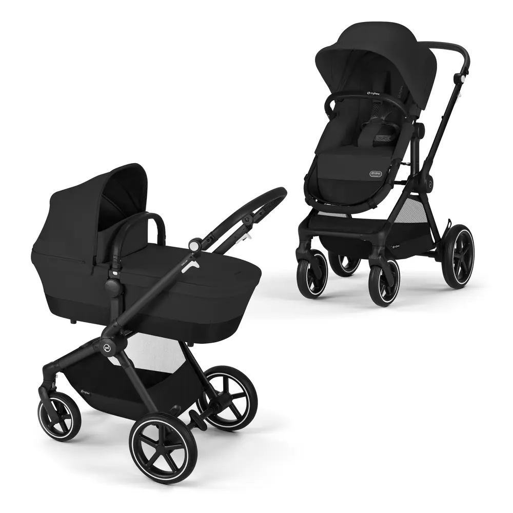 Cybex Eos Lux Kombivogn Moon Black Black