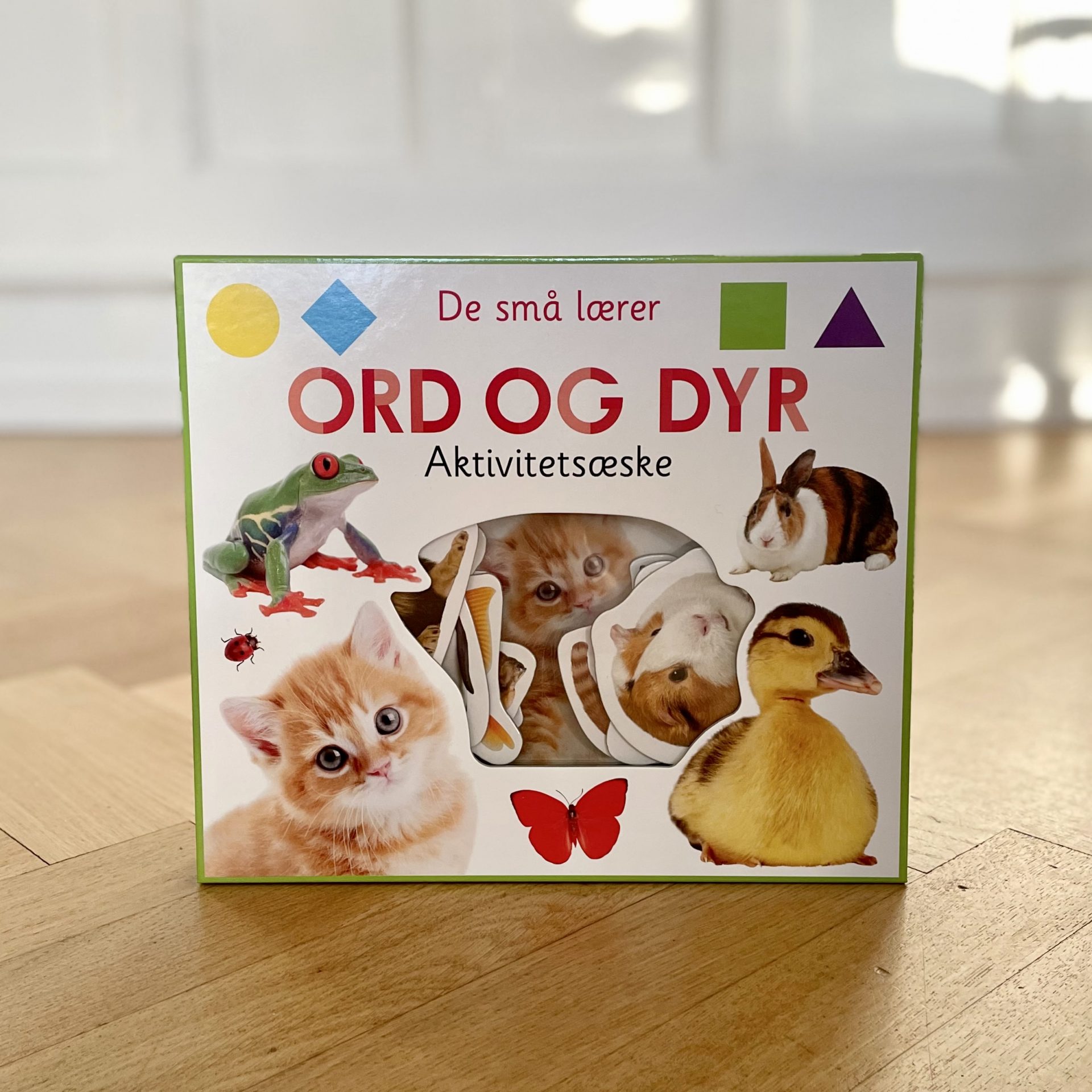 De Små Lærer Ord Og Dyr Aktivitetsæske