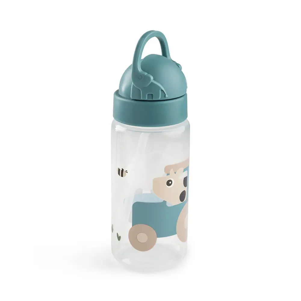 Drikkedunk    Sugerør Tiny Farm Blå 350 Ml