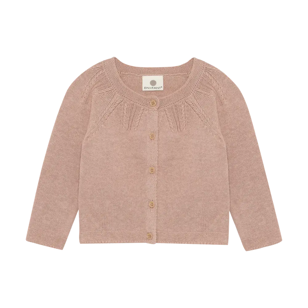 En Fant Cardigan Adobe Rose 74