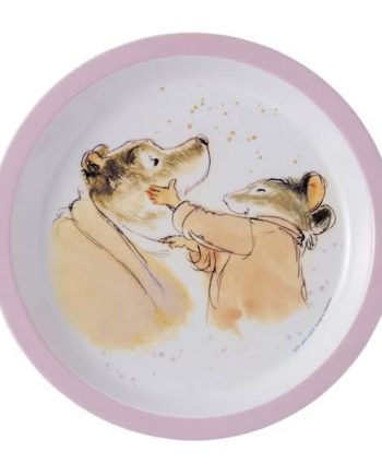 Ernest Og Celestine Tallerken Lyserød