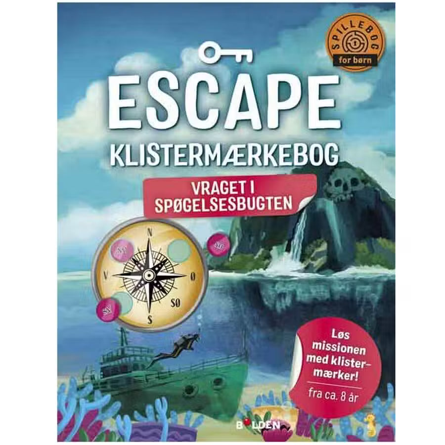 Escape Klistermærkebog Vraget   Spøgelsesbugten