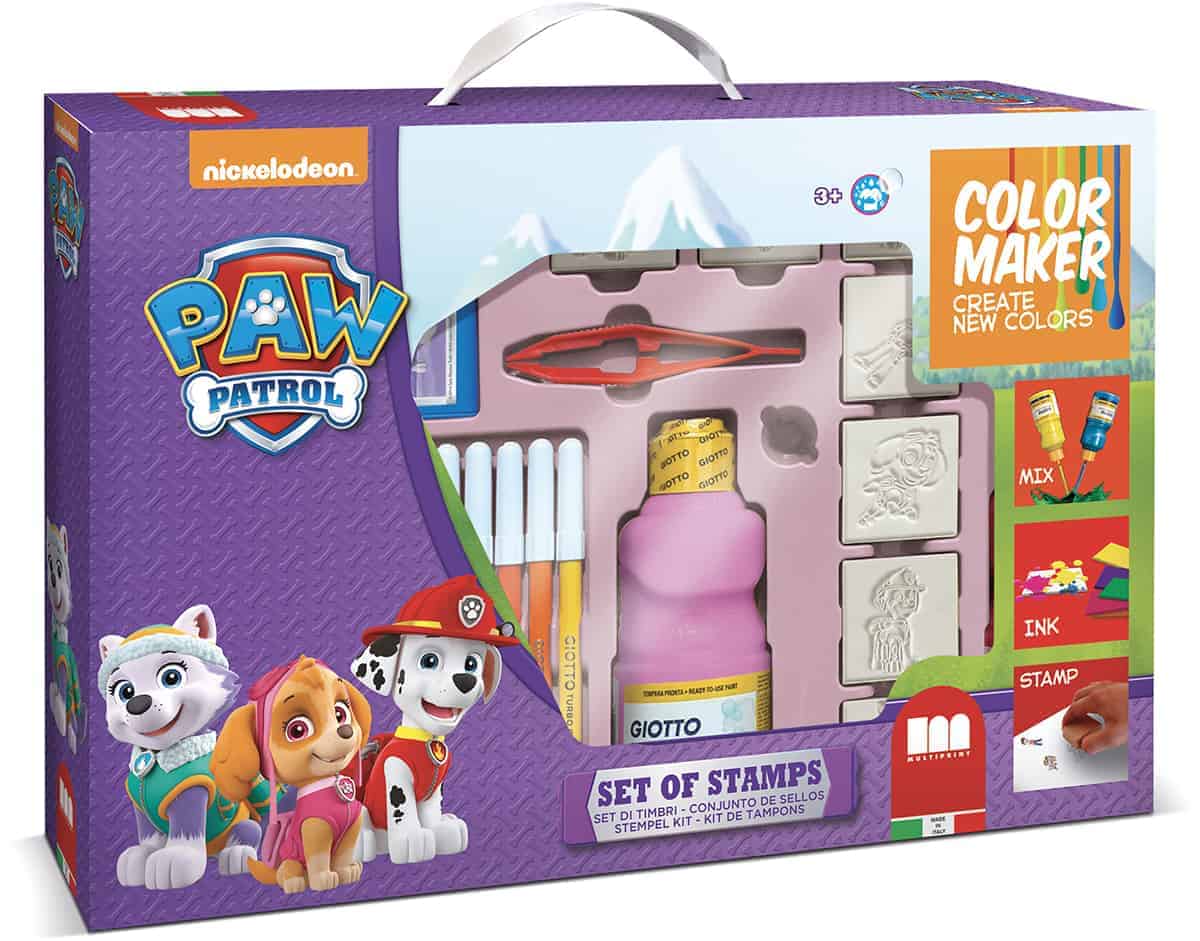 Farve Og Malesæt Paw Patrol Pige