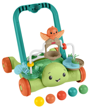 Fisher-price Skildpadde Gåvogn Med Bolde