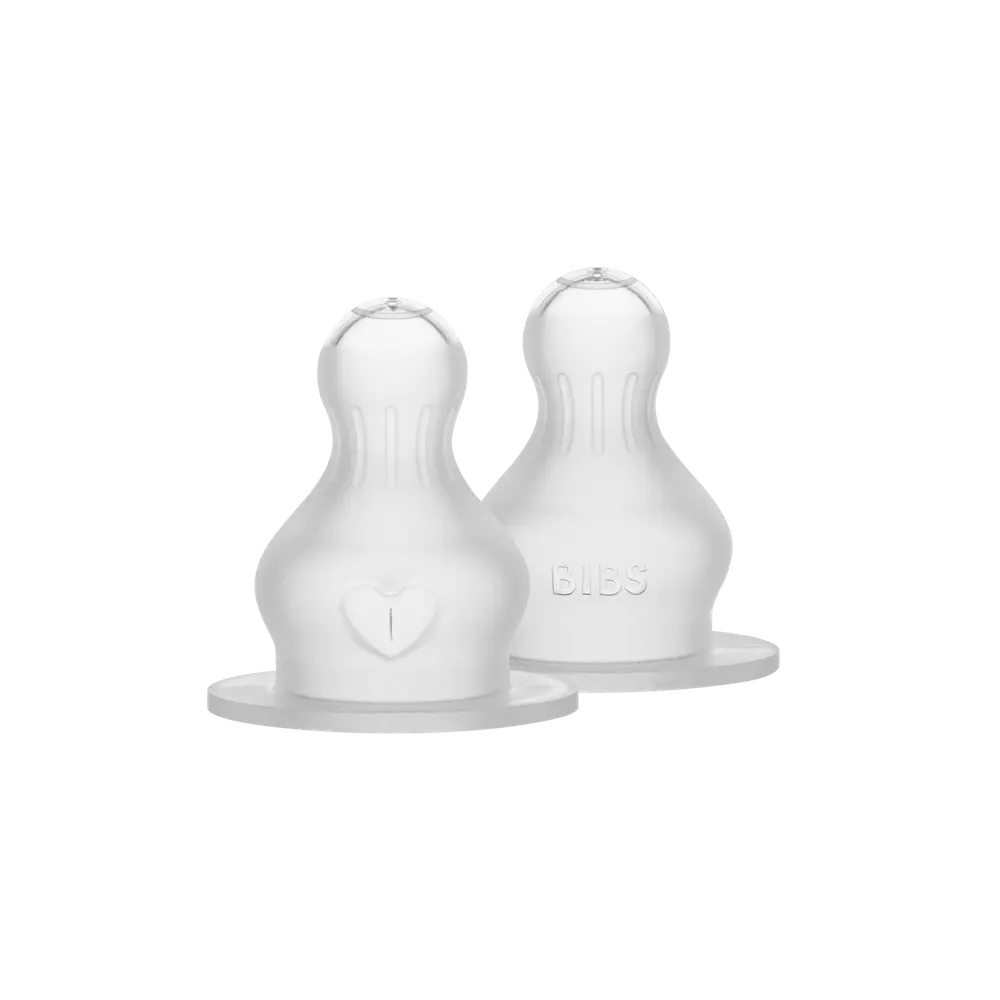Flaskesut Rund Silikone 2pk Tykt Flow