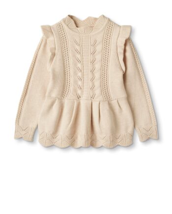 Fliink Alilly Peplum Pullover Sandshell 86 Cm