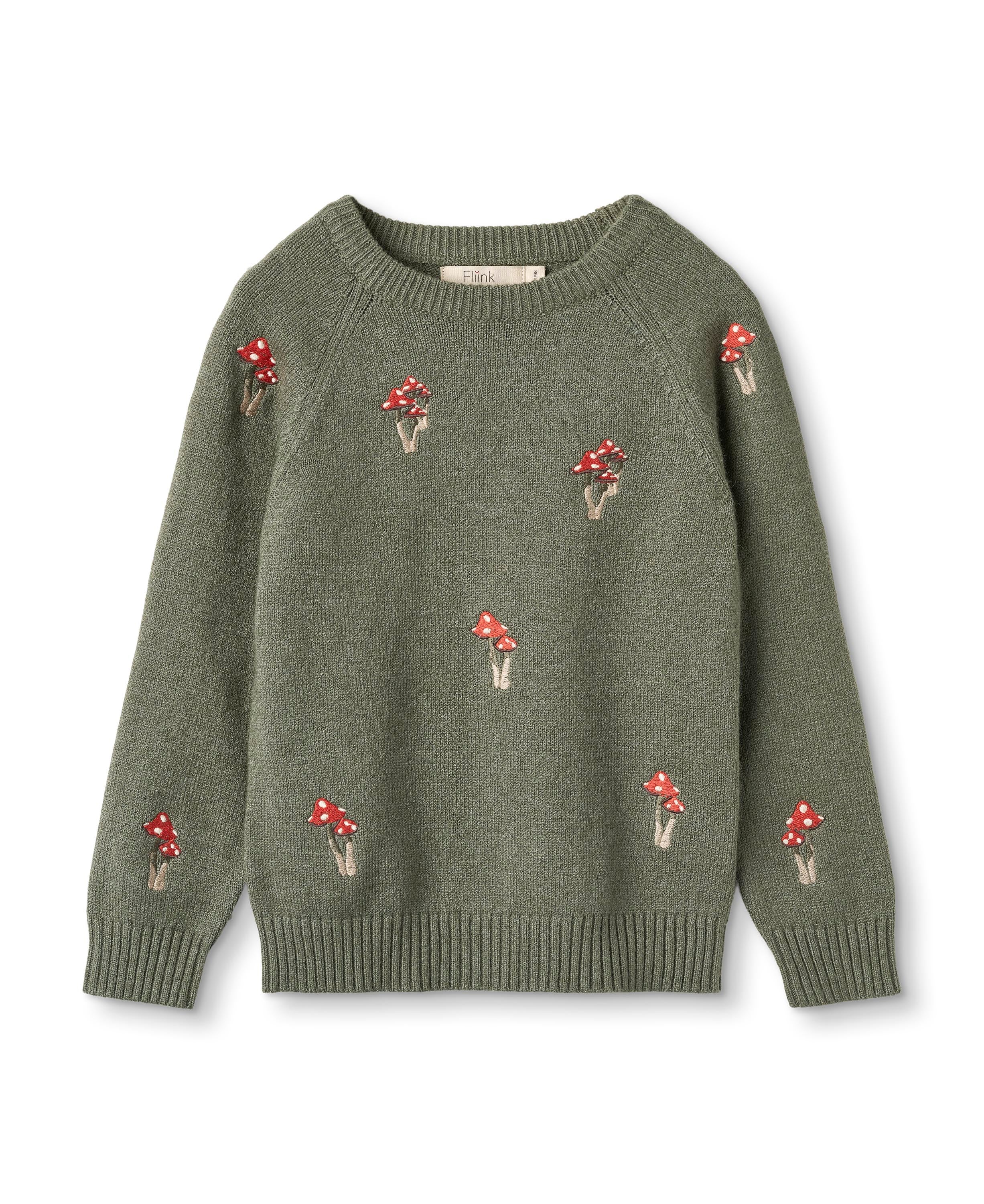 Fliink Benna Mushroom Pullover Beetle 80 Cm