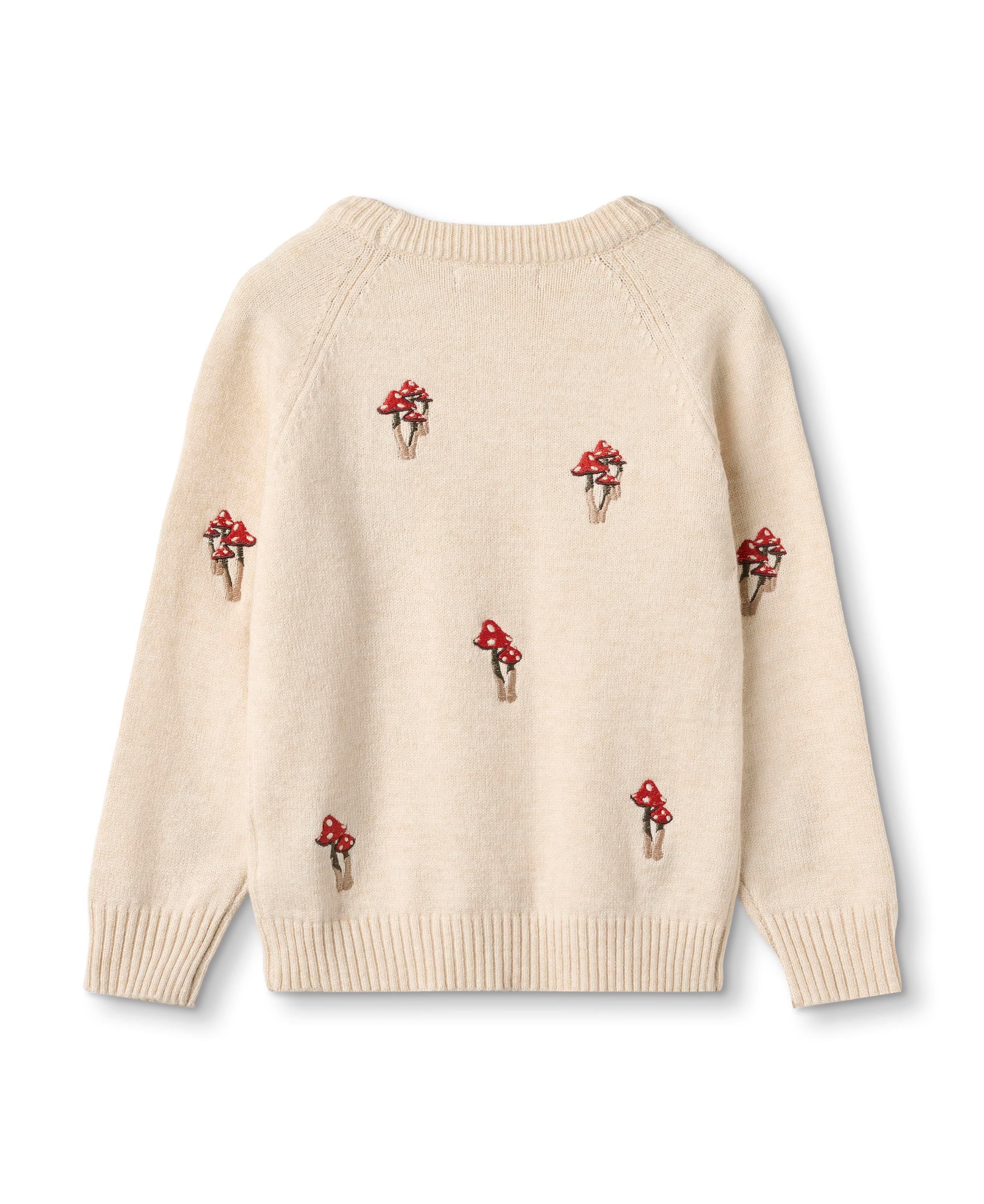 Fliink Benna Mushroom Pullover Sandshell 80 Cm