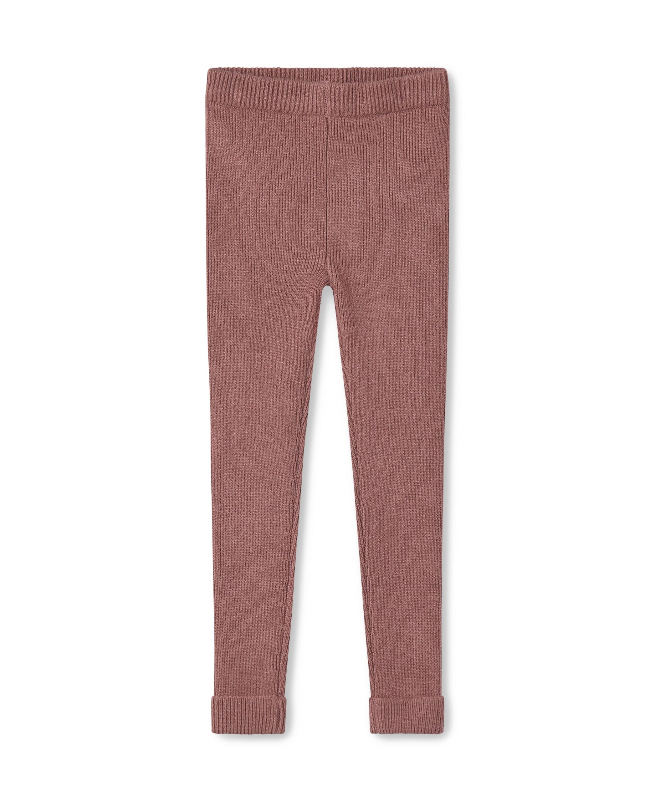 Fliink Benna Rib Leggings Ash Rose 86 Cm