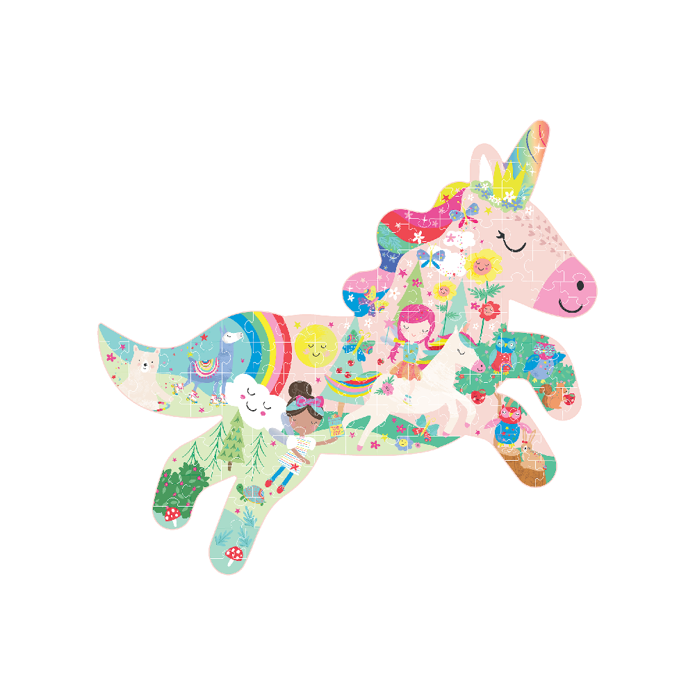 Floss   Rock Puslespil   Facon 120 Stk  Rainbow Fairy