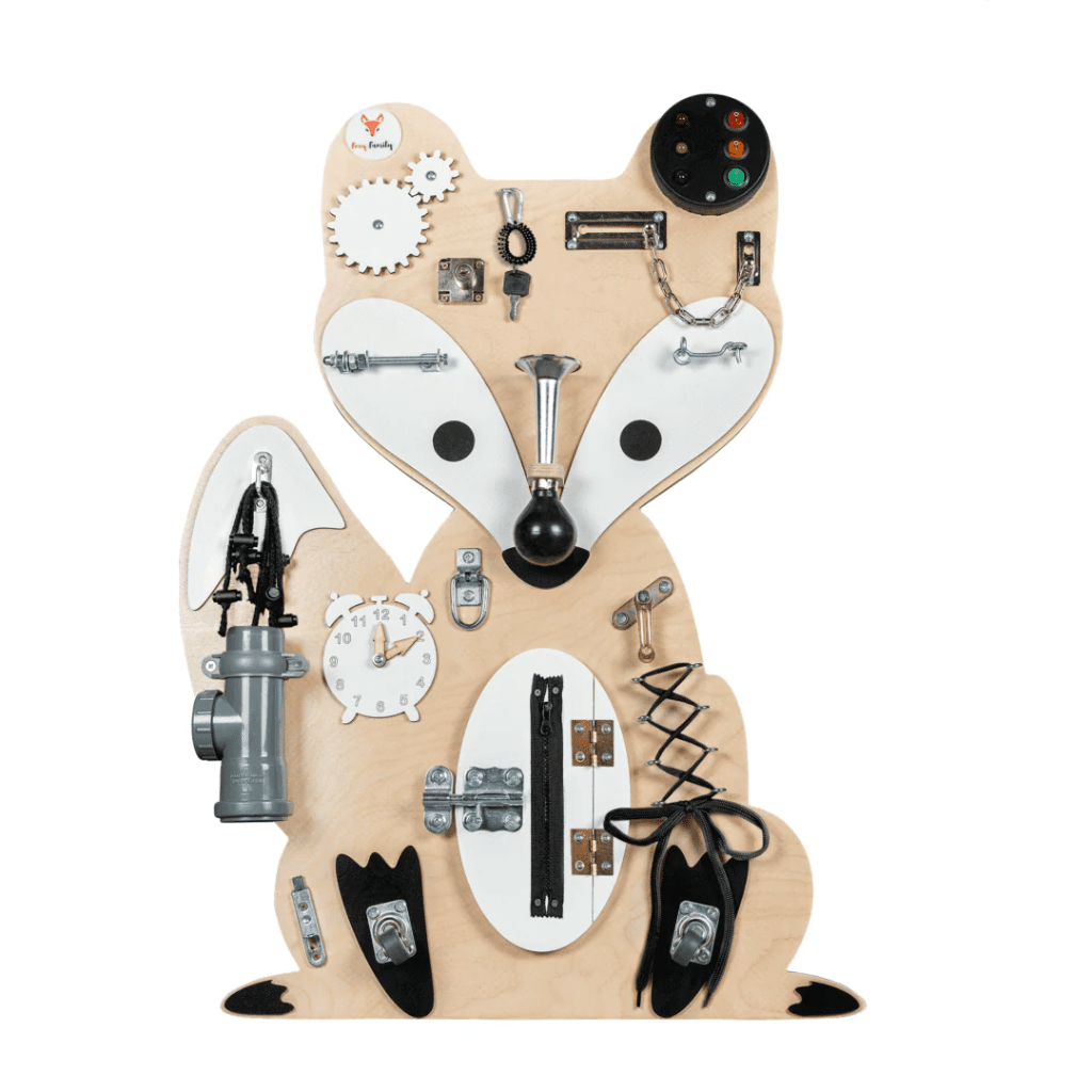 Foxy Family Aktivitetstavle Ræv Natur 82 Cm Uden Ben