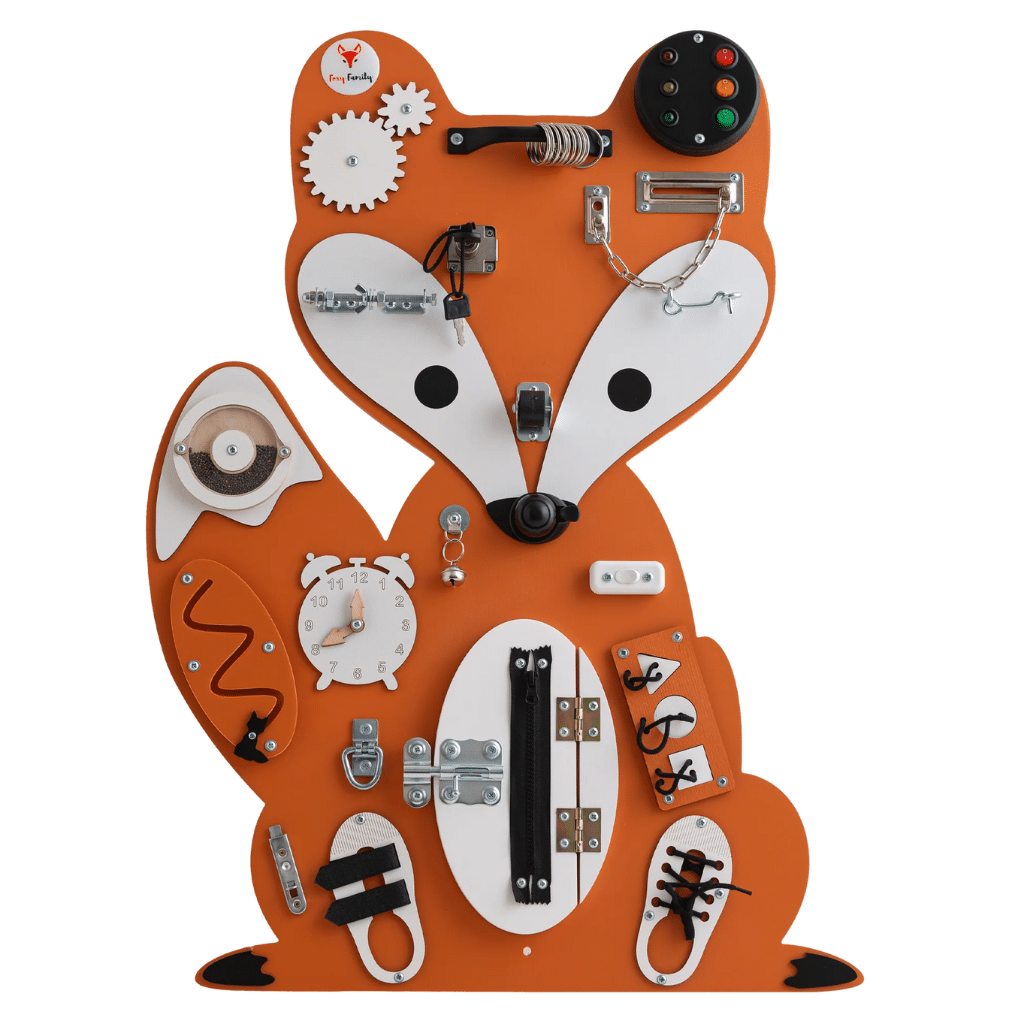 Foxy Family Aktivitetstavle Ræv Orange 82 Cm Uden Ben