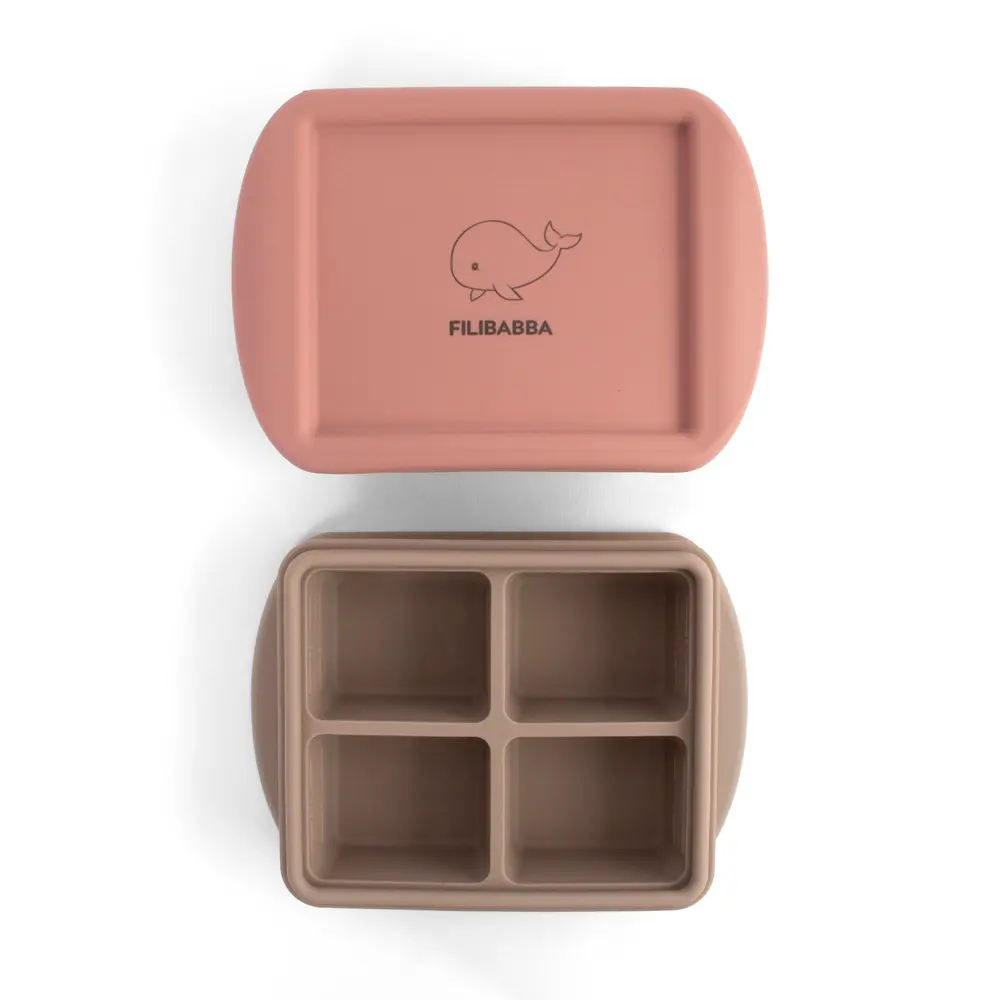 Frysebakke Til Babymad 4x65 Ml  -pak Rose Mix