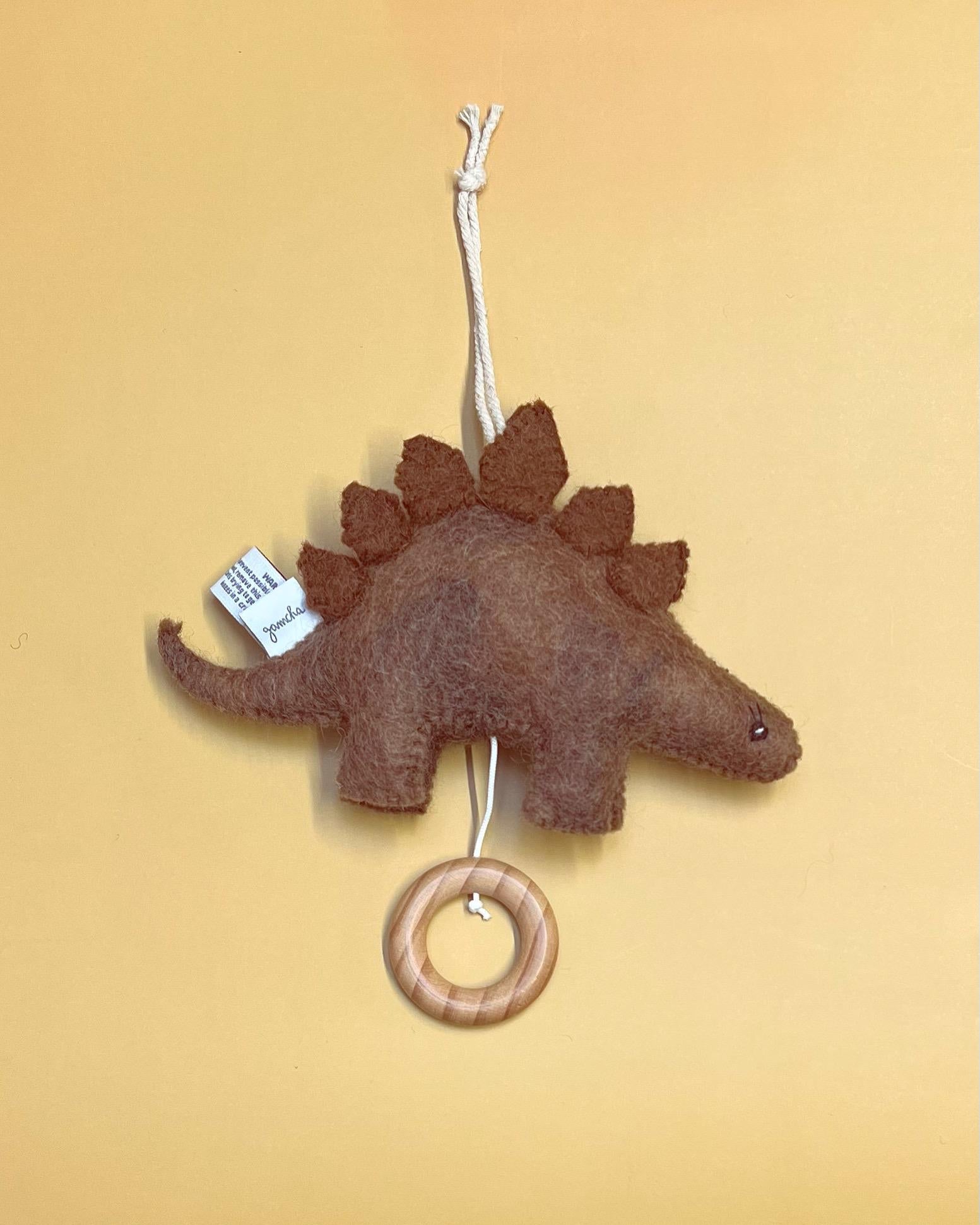 Gamcha Musikuro Dinosaur Brun