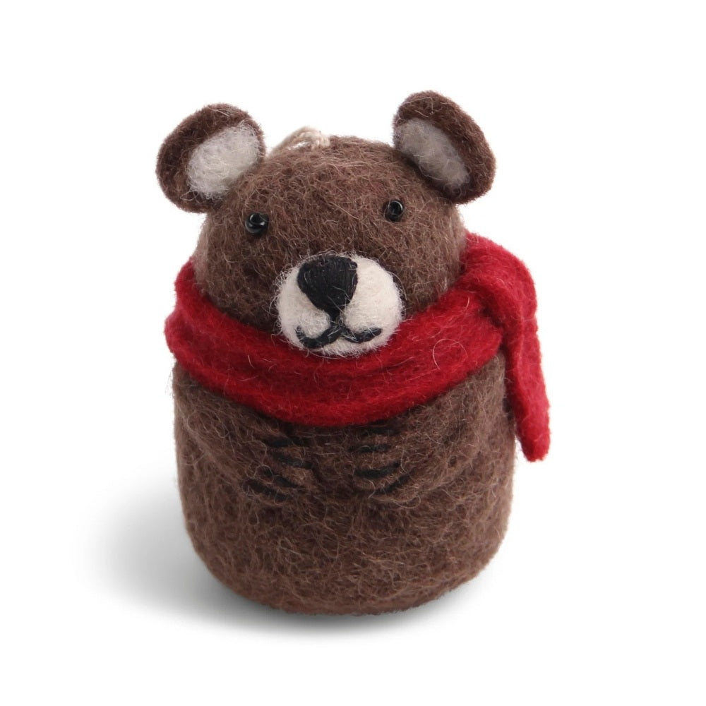 Gry Og Sif Filt Ornament Bjørn