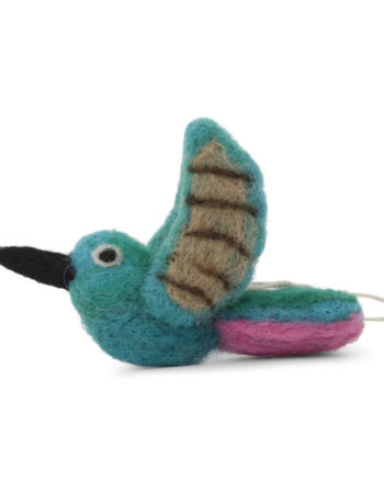 Gry Og Sif Filt Ornament Fugl Kolibri