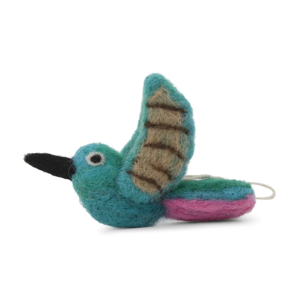 Gry Og Sif Filt Ornament Fugl Kolibri