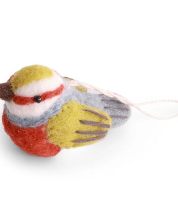 Gry Og Sif Filt Ornament Fugl Silvereye