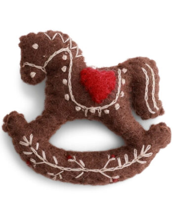 Gry Og Sif Filt Ornament Gyngehest